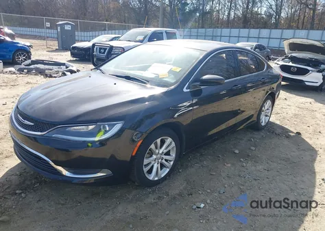 2016 Chrysler 200 Limited Platinum z USA, uszkodzony, nr VIN 1C3CCCAB4GN195852